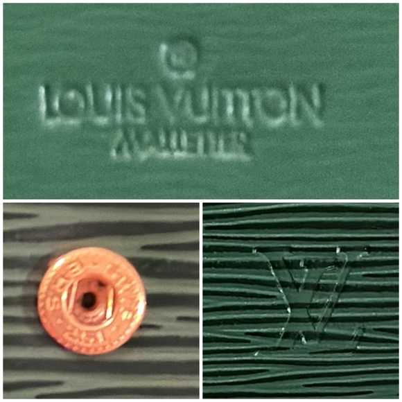 Authentic RARE Louis Vuitton Epi Mallettier Wallet 1990’s Limited Run Collection - Picture 7 of 16